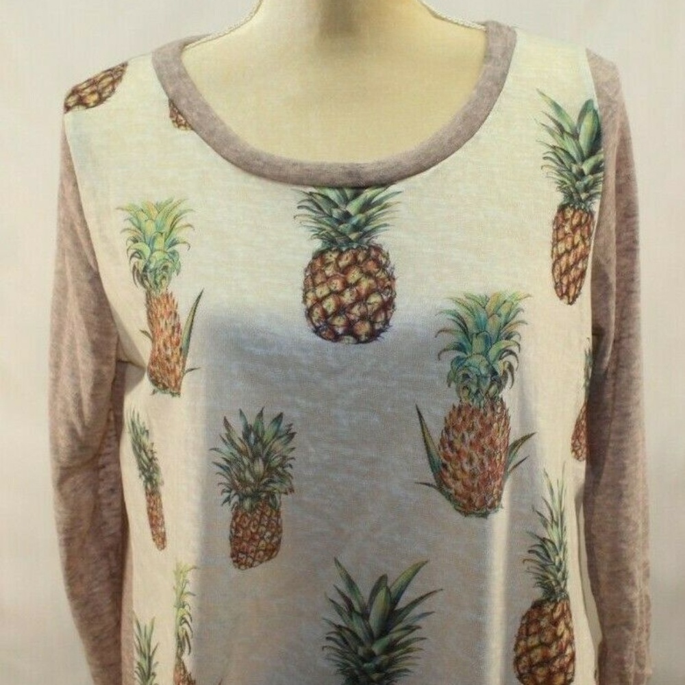 Myesper California Peach Color Block Pineapple Top